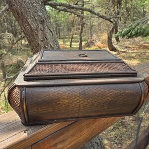 Antique Wooden Storage Chest